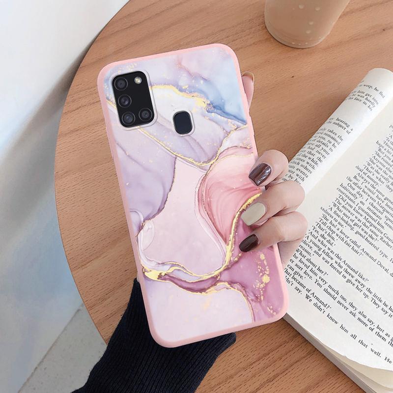 For Samsung Galaxy A21S A50 A51 A52 A32 A31 Phone Case Fashion Leopard Print Pattern Soft Silicone Fundas Protective Cover Shell