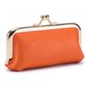 New niche change bag mini first-layer cowhide storage bag women's fashion mouth red envelope small clip bag tide