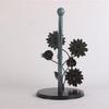 Iron Paper Towel Holder Flowers Christmas Tissue Holder Kitchen Roll Paper Stand Organizers for Kitchen Countertop