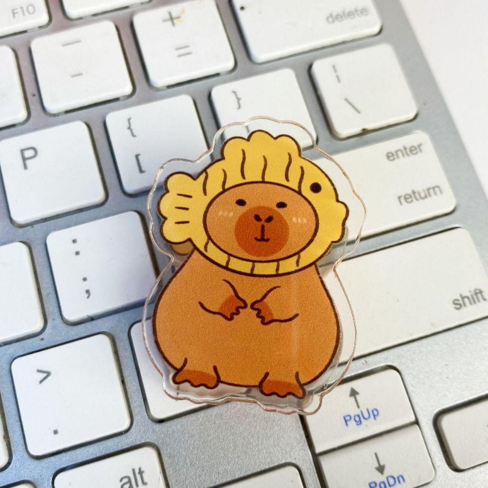 Paperclip Cartoon Memo Clip Capybara PP Clip Kawaii  Scrapbook/Notebook Decoration
