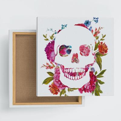 Art Deli Skull Poster 15cm X Made In Lightweight Panel, 15cm, Japan, Fabric, pop-0098-S