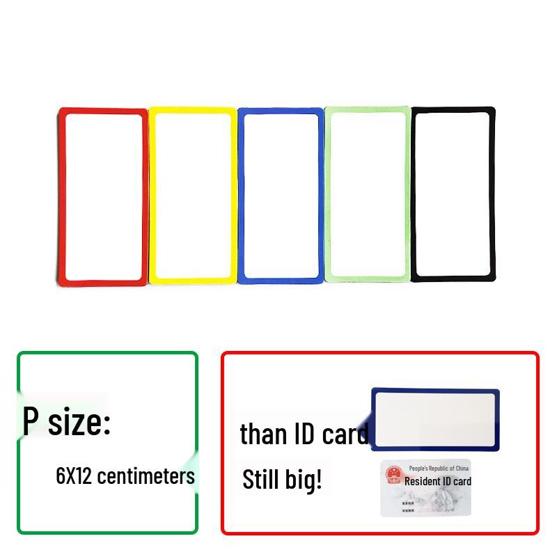 

Магнитная стираемая цветная табличка для имени и наклейка-доска для преподавания или маркировки полок