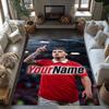 Manchester Customizable Name Floor Mat Design for Living Rooms Kitchen Bedrooms Dining Room Anti-slip Rug Anime Office Decor Spiritual Gift