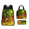 Klassisch Neu Cool Neu Das Gaslichtviertel 3D-Druck 3 Stück/Set Schüler Rucksäcke Laptop Tagesrucksack Rucksack Tasche für Mittagessen Federmäppchen