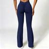 Womens High Waist Bootcut Yoga Pants Quick Dry Butt Lifting Workout Gym Sports Trousers