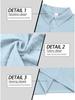 European Style Textured Jacquard Long Sleeve Polo Shirt for Men