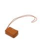 Athe Vanessabruno [Deux] Brown Lambskin Zipper Card Wallet Aaho6E587W2