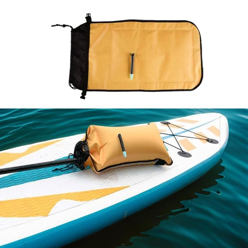 Inflatable Bag Kayak Paddle Float Canoes Safety Water Rescues Floating Bag Bright Reflective Kayak Canoes Paddle Float