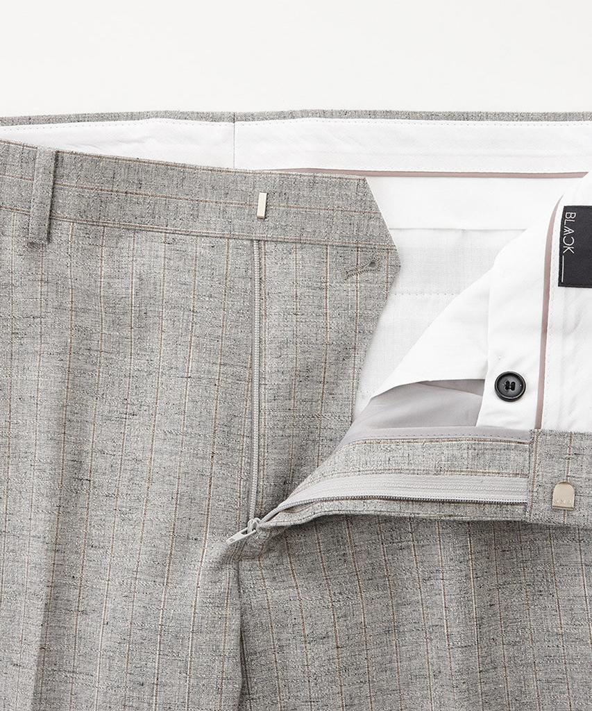 STCO Italy Marlane Wool & Linen Formal Pants_Grey (Classic Fit)_Sslub92Ctg