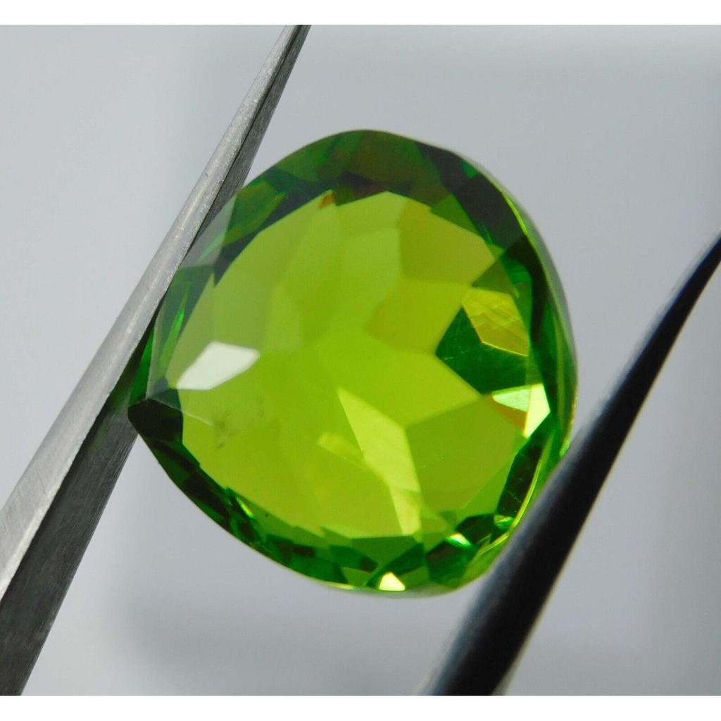 10.90 CT Natural Green PERIDOT Pear Cut Loose Gemstone Best Ring Size