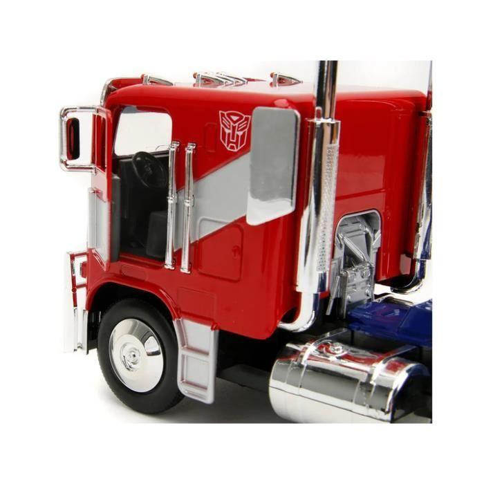 Jouet - jada toys - transformers optimus prime petit camion voiture - rouge - mixte - a partir de 8 ans