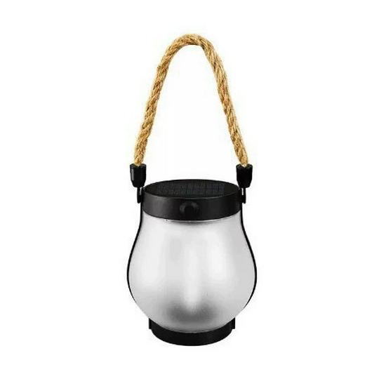 Second Gen USB-Rechargeable Solar Flame Lantern for Garden & Camping