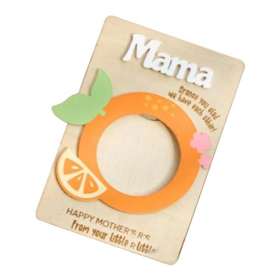 

Магнит на холодильник ко Дню матери Сентиментальный магнитный держатель для фотографий Украшение холодильника Магнитный держатель для фотографий на память ко Дню матери A