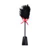 1PC PU Leather Sexy Whip For Lovers Couples Spanking Paddle Slap Clap Flap On Butt With Flirt Tickle Feather SM Sexy Game