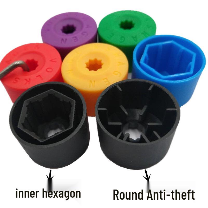 

Совместимый колпачок колесного болта для Santana, Touran, Tiguan, POLO, Passat, Lavida Blue