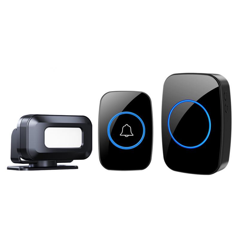 Wireless Door Chime Sensor for Shop Entrance with Voice Prompt