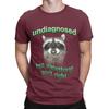 Undiagnostiziert, aber etwas stimmt nicht Waschbär Neuheit 100% Baumwolle T-Shirt AAutismus Waschbär Oberteile T-Shirts Für Unisex