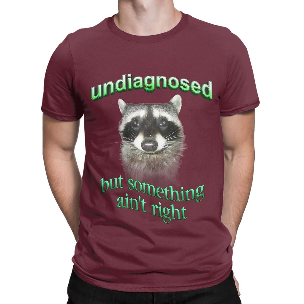 Undiagnostiziert, aber etwas stimmt nicht Waschbär Neuheit 100% Baumwolle T-Shirt AAutismus Waschbär Oberteile T-Shirts Für Unisex