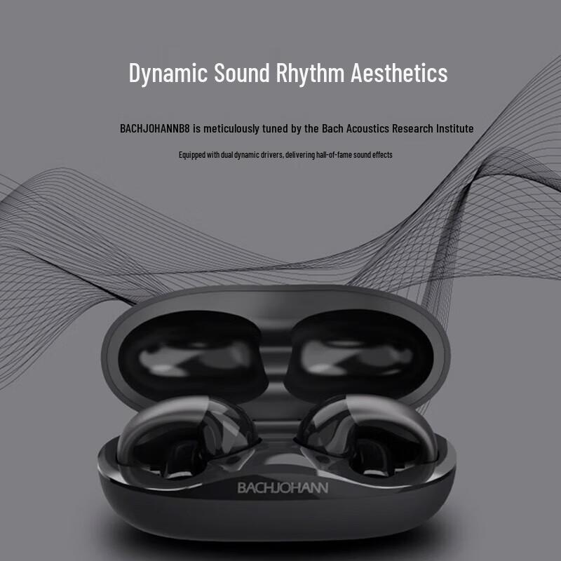 

Bach Johann B8 Wireless Ear-Clip Bluetooth Headphones