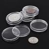 200pcs Coin Container Capsules Clear Clear Convenient