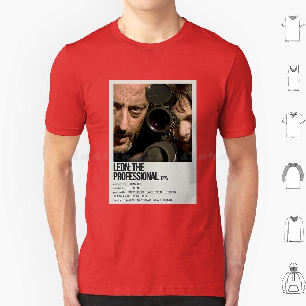 Léon Der ProfiGelb Schwarz Kunstwerk T-Shirt Baumwolle Herren Damen DIY Druck Leon Leon Der Profi Film Mathilda Natalie