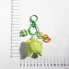 Adorable Porte-clés Peluche Tortue Verte: Joli Charme de Sac & Petit Cadeau Créatif