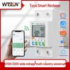 Smart WiFi Circuit Breaker with Prepaid Meter, Remote Control, Adjustable Voltage & Leakage Protection