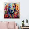 New Arrival 5D DIY Full Circle Diamond Painting "Colorful Puppy" Embroidery Cross Stitch Home Decor Gift