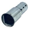 TIGRE BLANC Universal Inner Silencer for Motorcycle Exhaust Muffler Sound Volume Stainless Outer Diameter 50mm Baffle, Reduction, Adjustment, Steel,