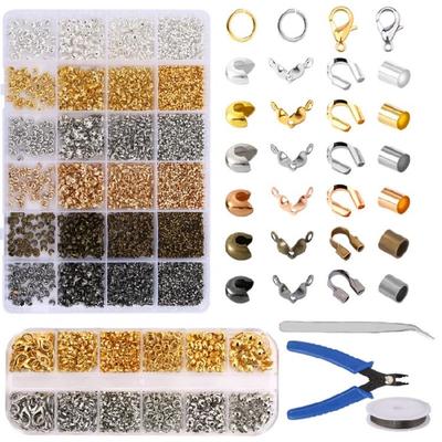 36 Piece Metal Bead Spacer Set In 6 Colors Bracelet Alignment Beads Positioning Beads For Multi Layer Jewelry Designs