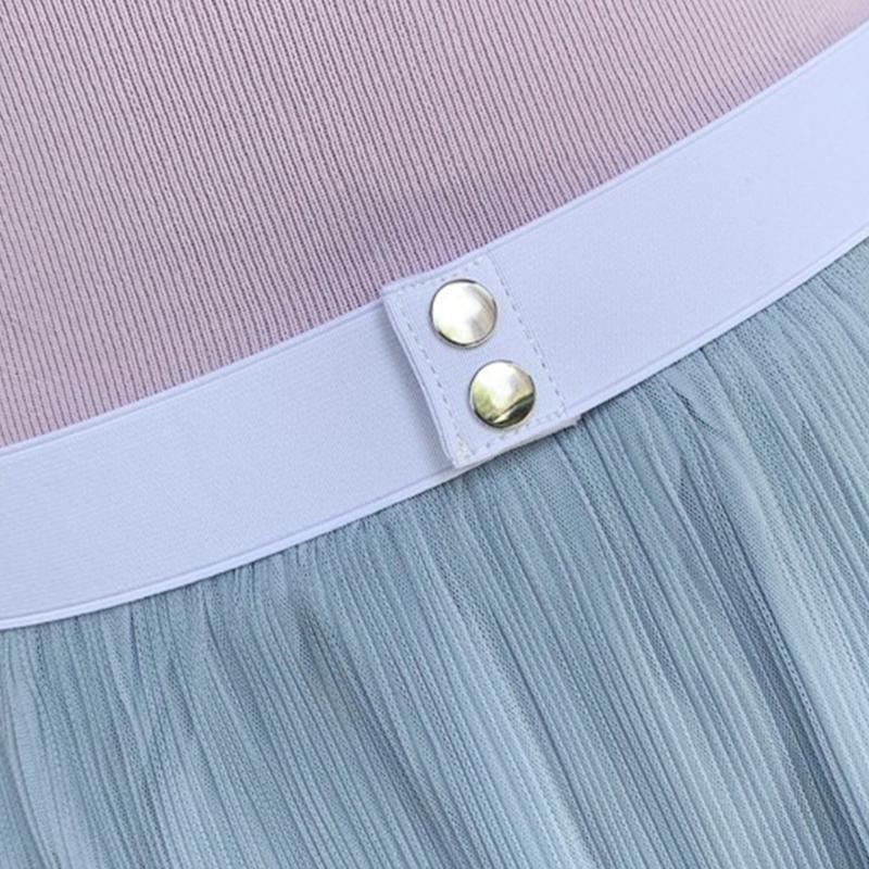 Snap Button Fastener Waist Shaper Belt Elastic Pants Belt All Age Lazy Waistband