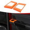 Interior Rear Door Handle Cup Holder Panel Trim Bezel For Ford F150 2021+ Orange