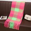 Luxury Plaid Scarf Winter Warm Cashmere Women Long Pashmina Foulard Female Scarves Lady Tassel Shawl Wraps  Design New