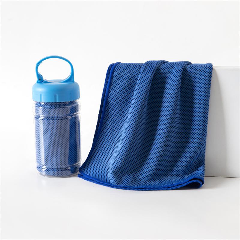 1 Stück atmungsaktives Kühlhandtuch, ultraweich, leicht, Mikrofaserhandtücher, schnell trocknend, Hitzschlagprävention, Yoga, Schwimmen, Fitnessstudio Handtuch