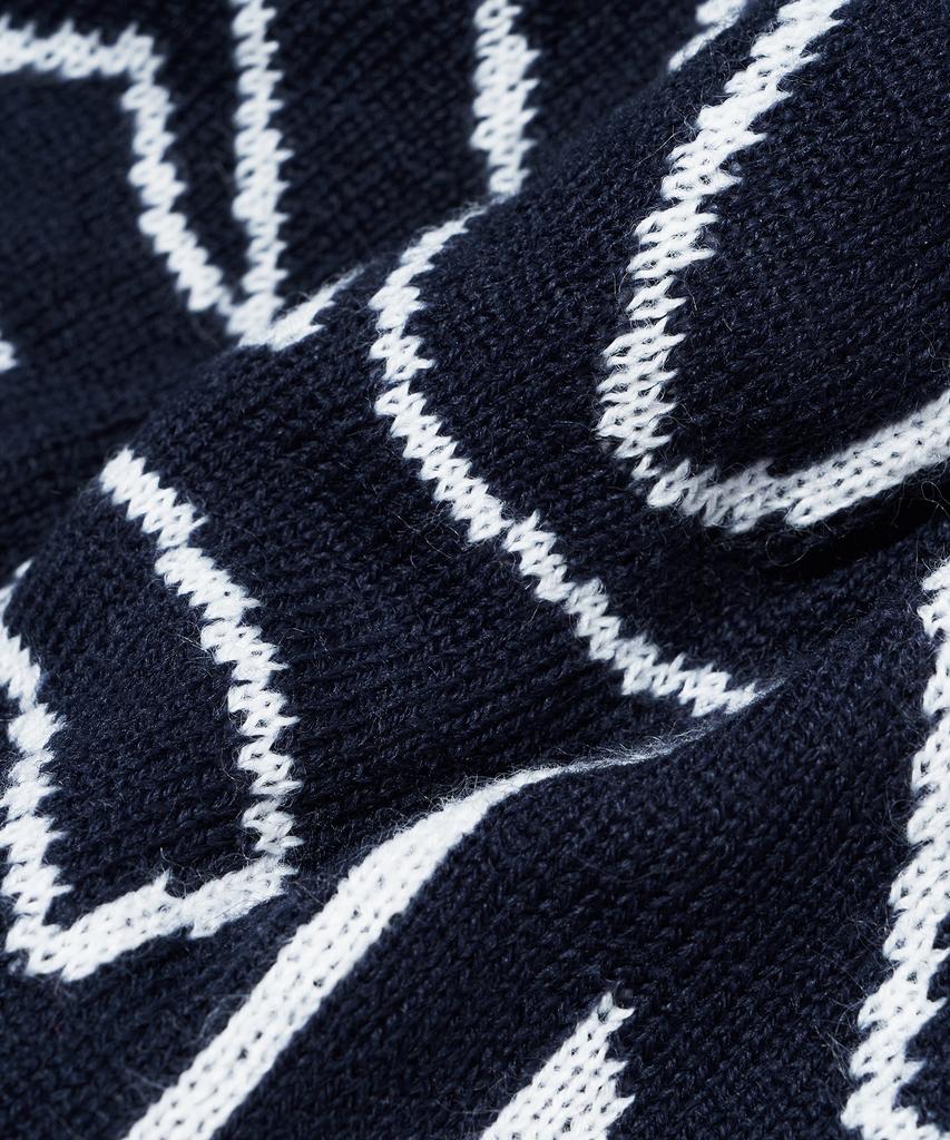BROWNBREATH Big Tag Beanie - Navy