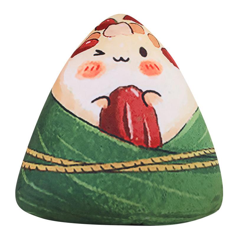 Creative Dragon Boat Festival Zongzi Throw Pillow Plush Toy Doll Children'S Bag Keychain Pendant Girl Doll