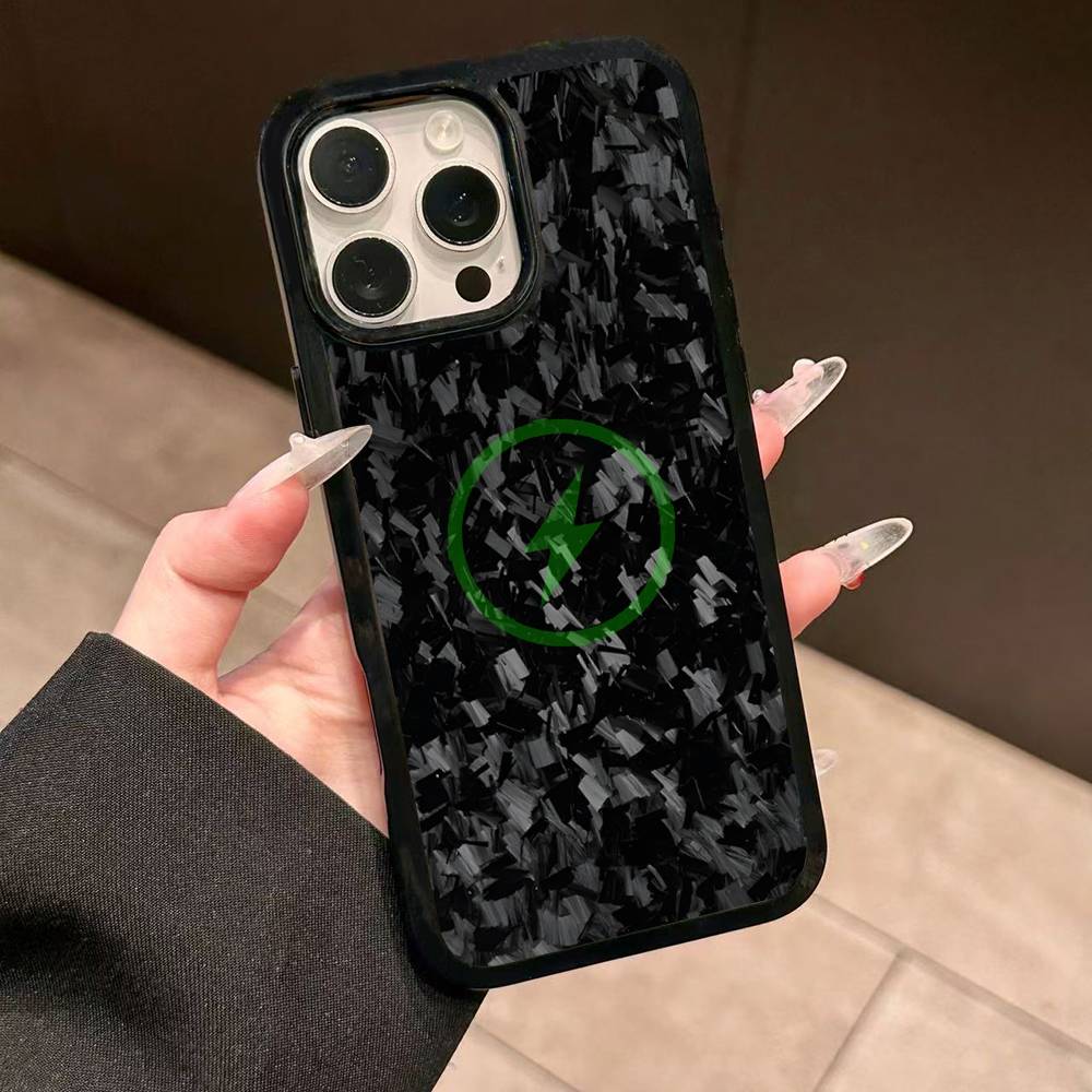 Závodní materiál APEX CARBON FRAGMENT Magnetický kryt Pro IPhone 17 16 14 13 12 11 15 Pro Max Plus Bezdrátové nabíjení Kryt na telefon
