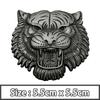 3D Metal Tiger Head Totem Emblem Car Rear Trunk Body Badge Stickers Decal Accessories