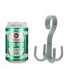 Rotating Hook Four-claw Multi-functional Wardrobe Bag Hook Plastic 4-claw Silk Scarf Tie Hook Storage Hanger, Hook