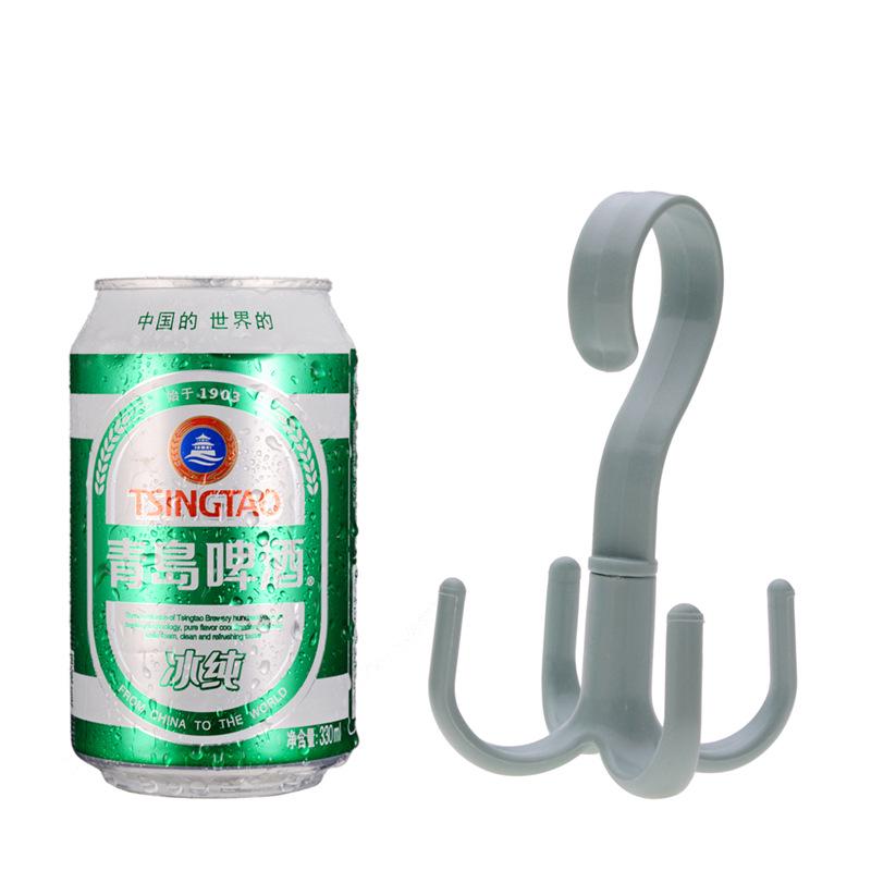 Rotating Hook Four-claw Multi-functional Wardrobe Bag Hook Plastic 4-claw Silk Scarf Tie Hook Storage Hanger, Hook