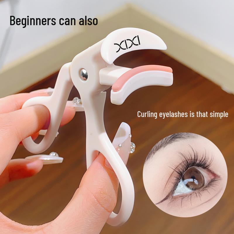 XiXi Wide-Angle One-Clip Eyelash Curler - Compact, Portable, Easy to Use, Curls Without Pinching Eyelids