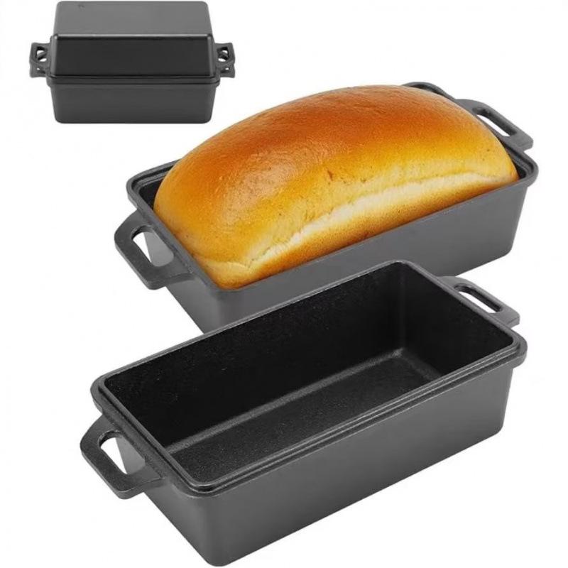 Rectangular Cast Iron Bread Pan with