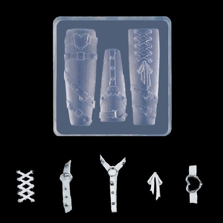 Silicone Stamping Template Rose And Butterfly Nail Art Silicone Molds 3D Carving Templates For Elegant Nail Decorations