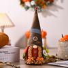 Pointy Elegant Brown Hat Rudolf Doll Figurine Ideal For Festive Display Home