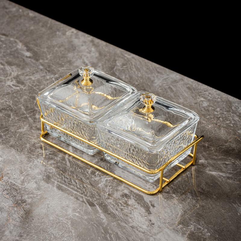 Wuhe Two-Compartment Plastic Serving Tray