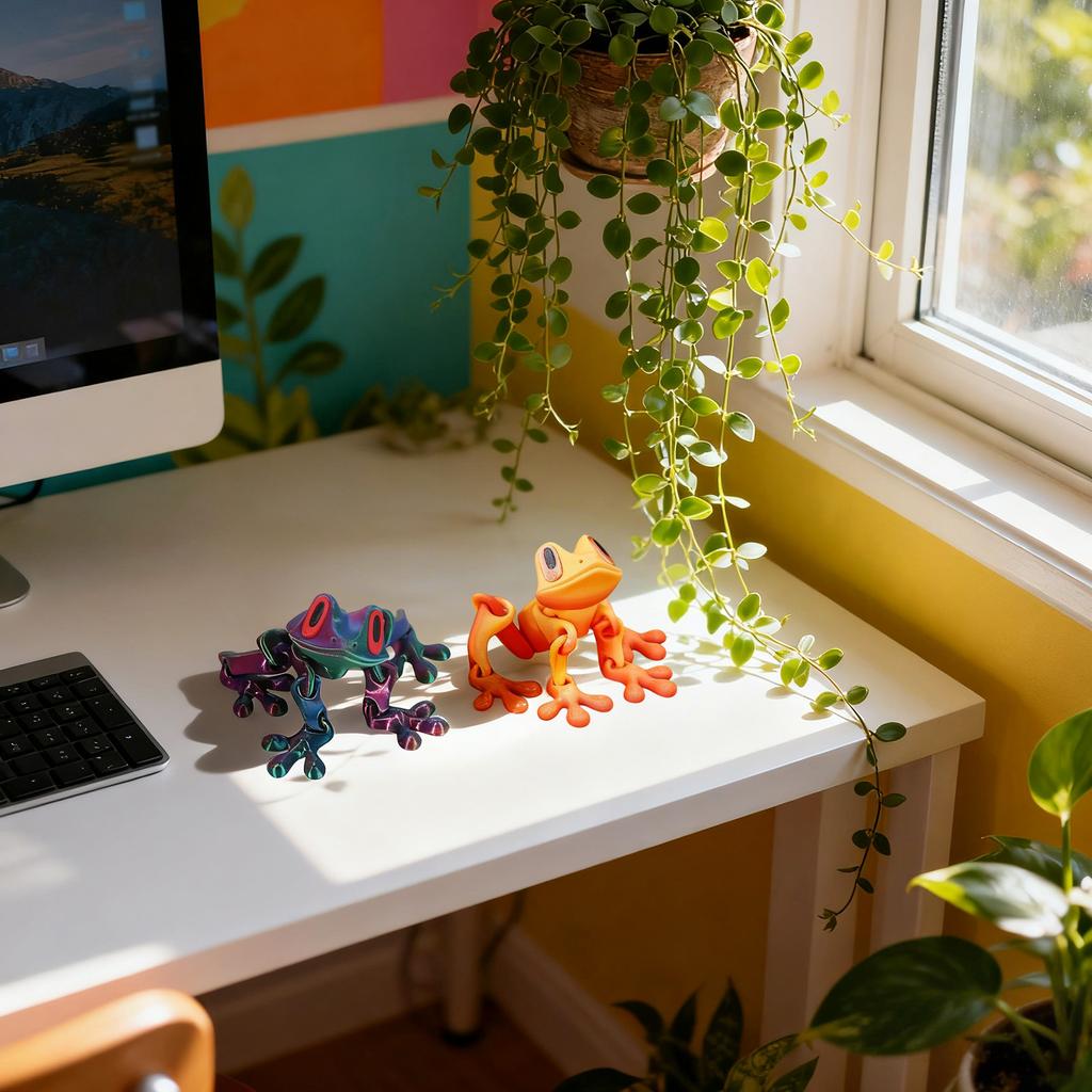 3D-printed Magneti Toy, Articulated 3D-printed Animal Toy, Suitable For Refrigerator/car Decoration