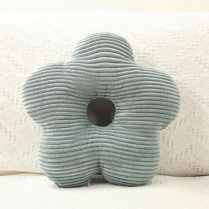 Flower U Cloud Shaped Plush Pillow Toy Cushion For Home Lounge Comfort Gift