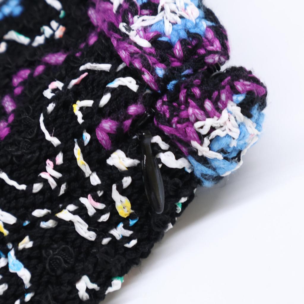 CHANEL [Good condition/Domestic regular] P70458K10051 CC Logos plate tweed bustier/ tops 34 Black / multicolorUsed