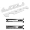 Stainless Steel Fishing Rod Holder 2 Link Tubes Heavy Duty Fishing Rod Rack for Marine Yacht Camper RV Fishing Boat