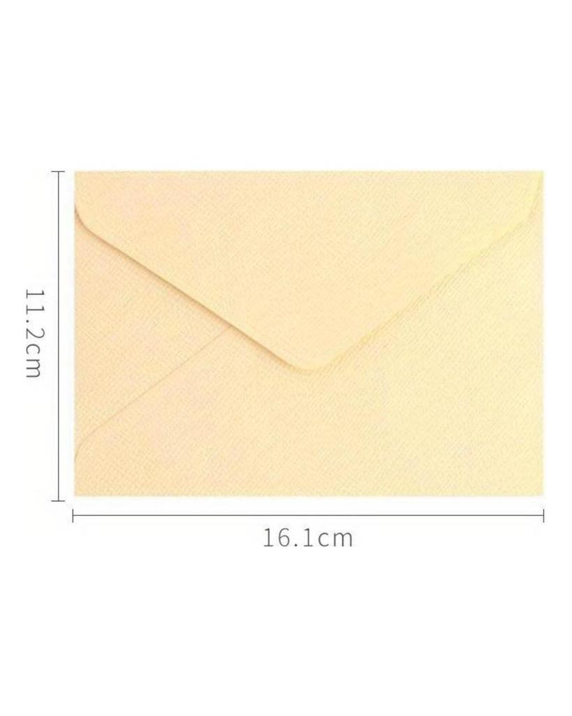 10pcs Vintage Linen Envelopes DIY Postcard Wedding Invitation Card Cover Gift Wrap Envelopes Korean Stationery Office Supplies